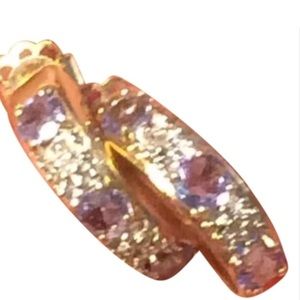 Zales 10k diamond earrings.  Sale final